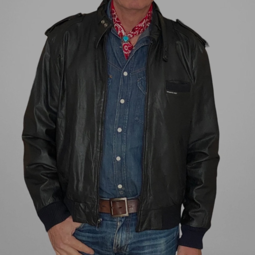 VTG 80s Members Only Racer Jacket sz 40 (M)